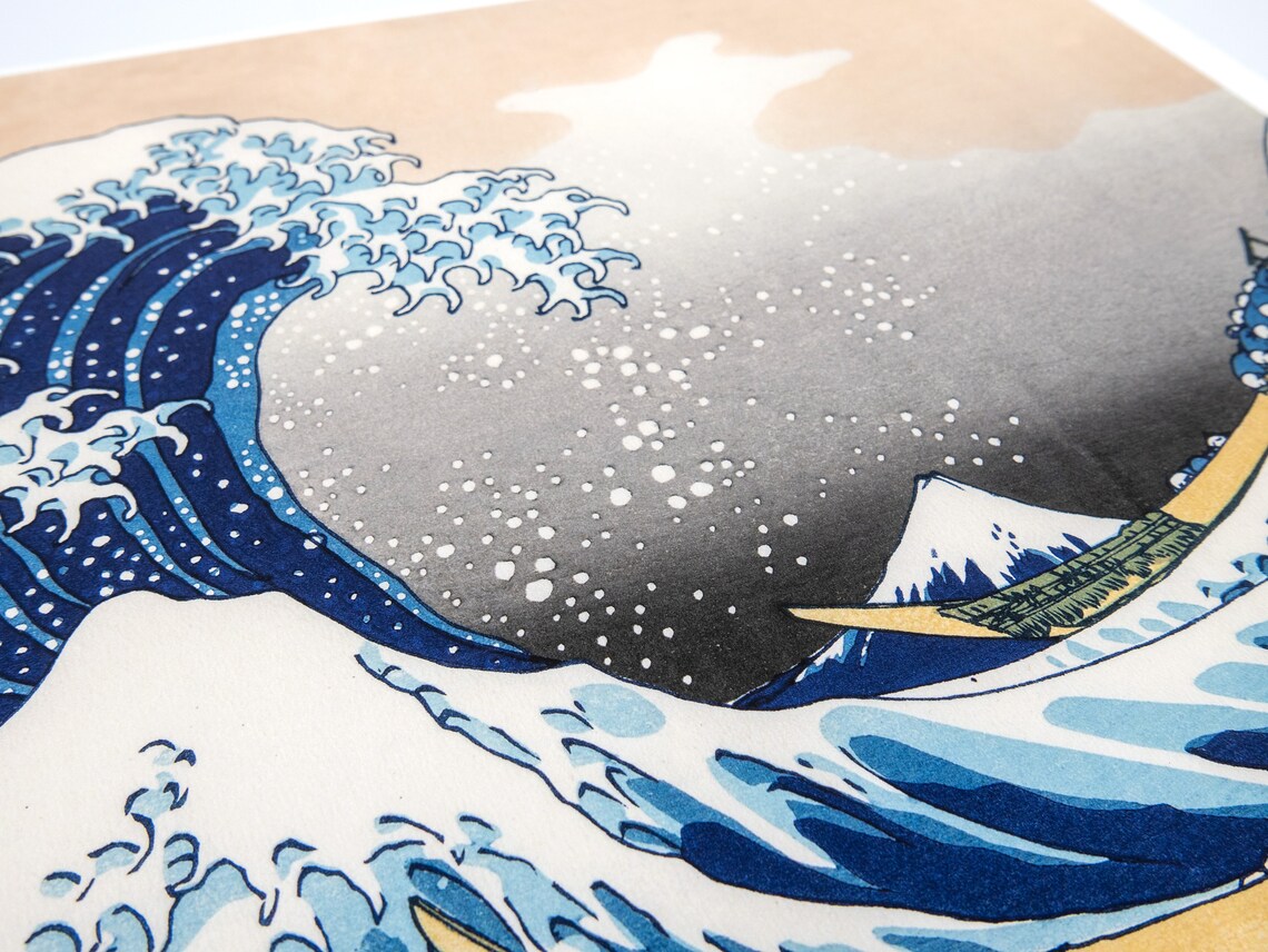 Katsushika Hokusai - La Grande Vague de Kanagawa – Image 4