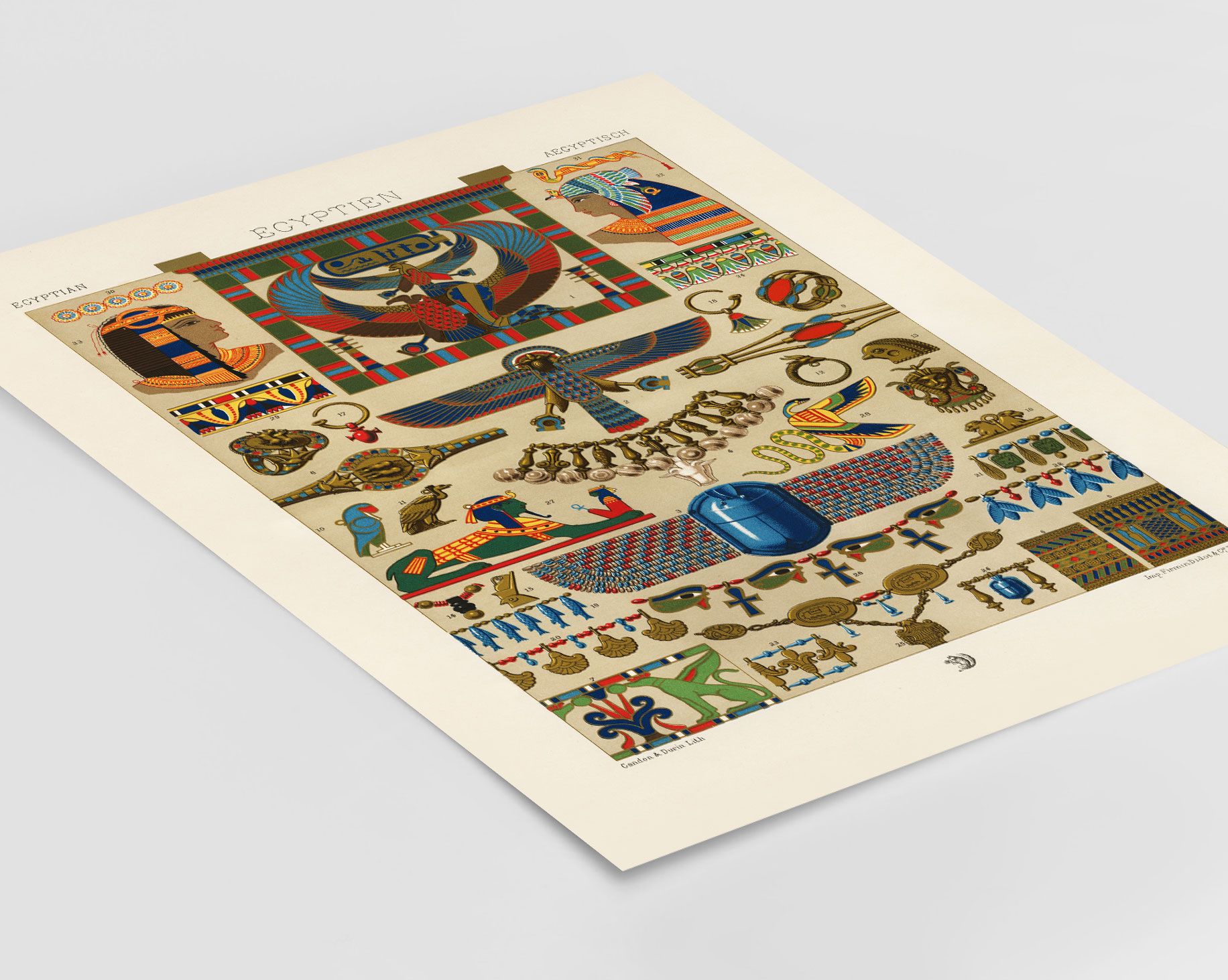 Albert Racine (1825-1893) - Egyptian Pattern – Image 3