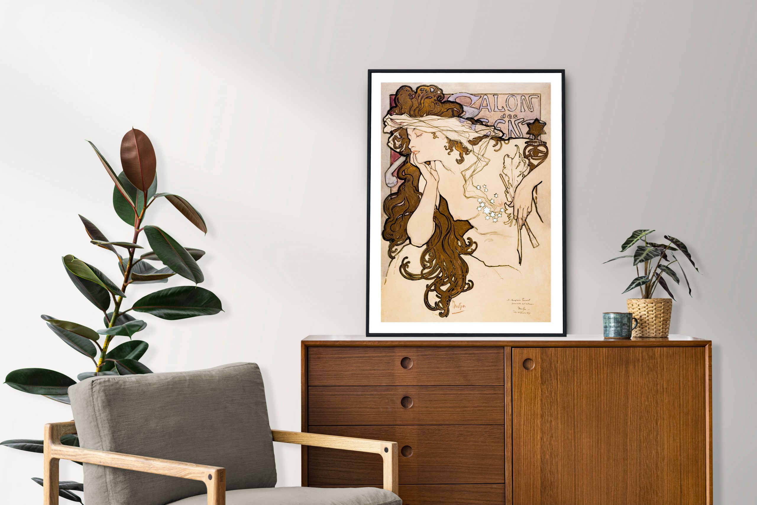 Alphonse Maria Mucha - Salon des Cent poster (1896) – Image 2