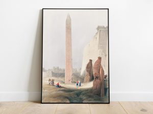 David Roberts (1796-1864) - Luxor city on the east bank of the Nile River in southern Egypt