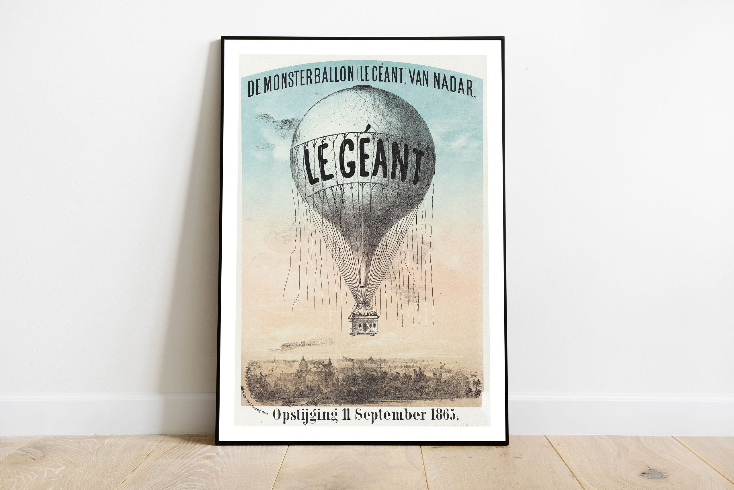 Morriën & Amand - The Monster Balloon (Le Géant) from Nadar. Ascension 11 September 1865